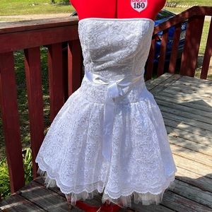 90s gunne sax prom dress